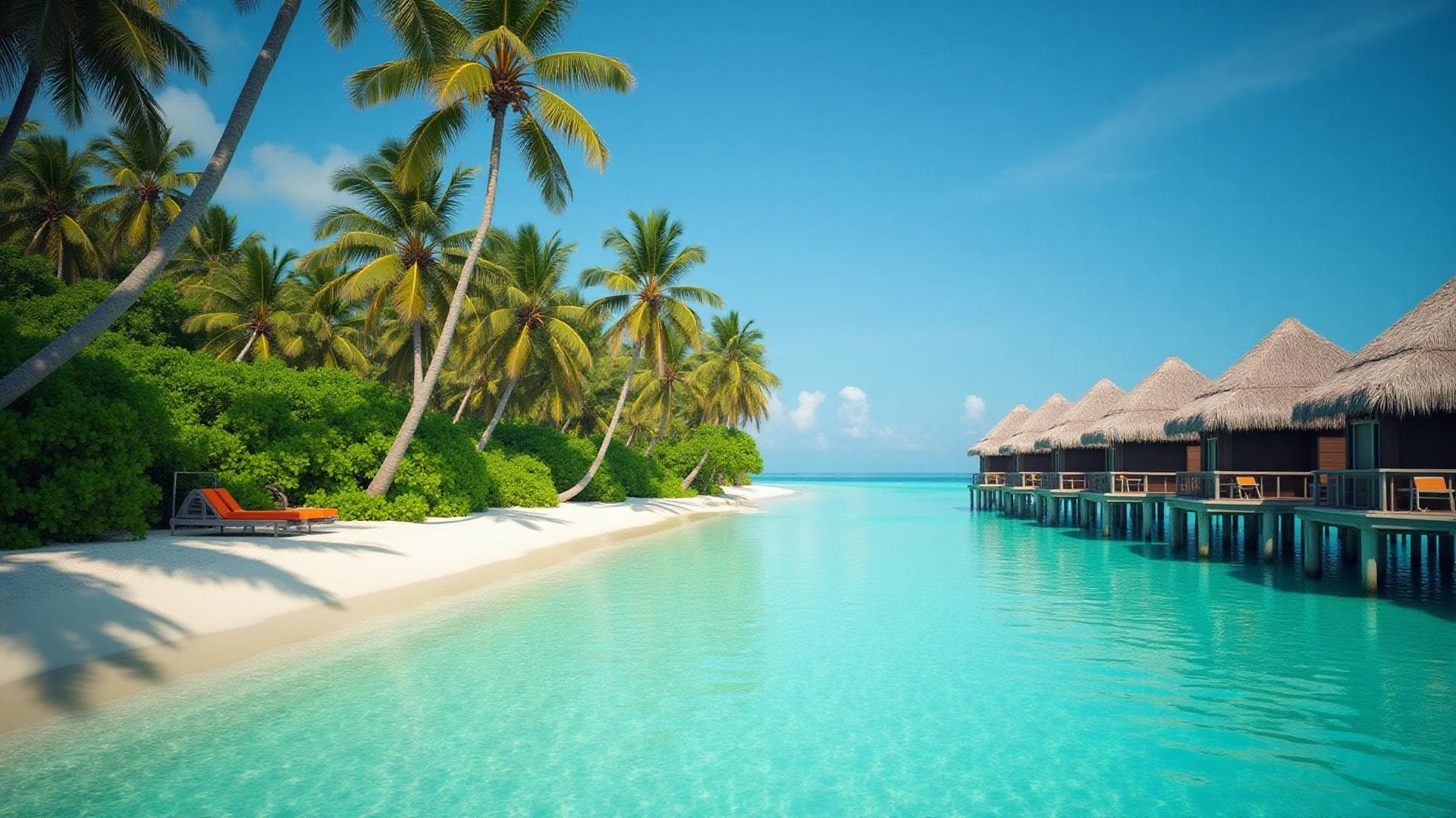 Tropical beach background