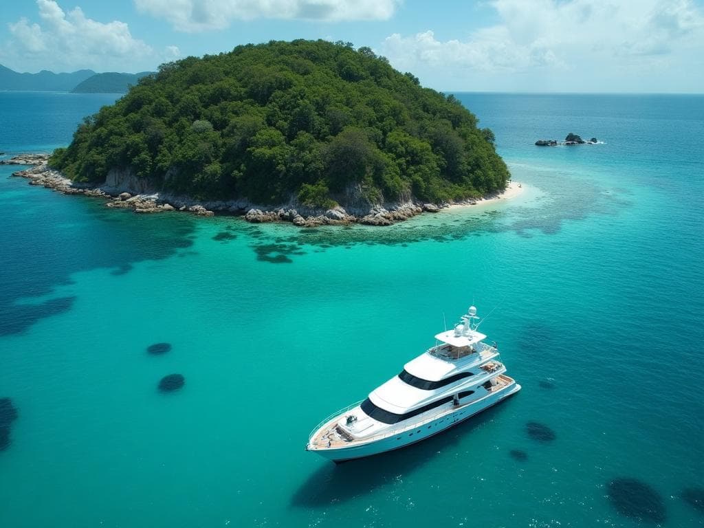 Luxury yacht travel